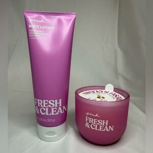 Fresh & Clean PINK Victoria’s Secret Gift Bundle New/Full Sized